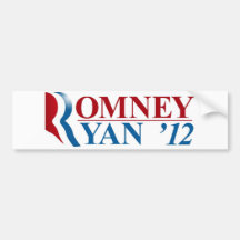 Mitt Romney and Paul Ryan 2012 Bumper Sticker