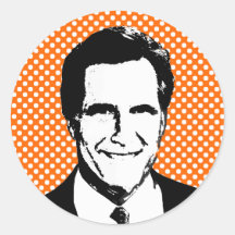 Mitt Romney bw Sticker