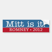 Mitt Romney - est il Adhésif Pour Voiture