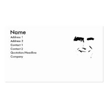 MITT ROMNEY FACE BUSINESS CARD
