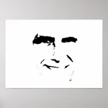 MITT ROMNEY FACE POSTERS