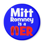 Mitt Romney flip flopper Refrigerator Magnet