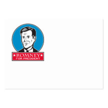 Mitt Romney For American President Business Card Templates
