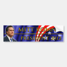 Mitt Romney for President 2012 Bumper Stickers