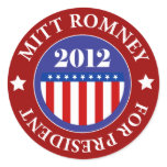 Mitt Romney for President 2012 Stickers