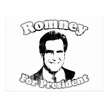 MITT ROMNEY FOR PRESIDENT 2 POST CARDS