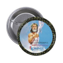 Mitt Romney Mythology Pinback Button