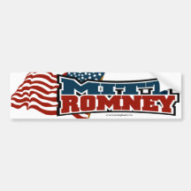 Mitt Romney Patriotic Bumper Sticker