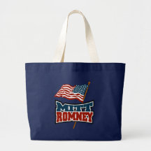 Mitt Romney Patriotic Canvas Bag