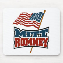 Mitt Romney Patriotic Mouse Pad
