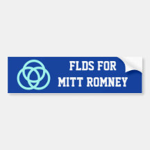 Mitt Romney Polygamists FLDS ring  Bumper Stickers