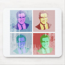 MITT ROMNEY Pop Art Mouse Pads