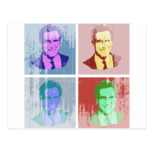 MITT ROMNEY Pop Art Postcard