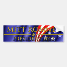 Mitt Romney President 2012 Bumper Stickers
