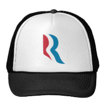 Mitt Romney "R" Logo President 2012 Trucker Hats
