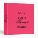Mitt's full o women binder