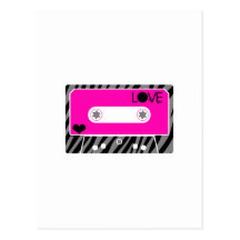 Mix Tape Love Postcard