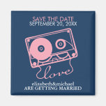 Mix tape of Love Save the Date Announcements Magnets