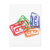 Mix Tapes - DJ Disc Jockey Post Card