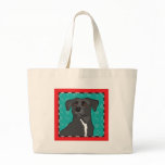 Mixed Breed Cartoon Canvas Bag