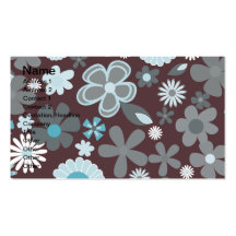 Mixed Flowers Business Cards