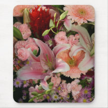 Mixed flowers mousepad