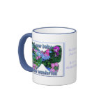 Mixed Flowers New Baby Congratulations Mug