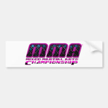 MIXED MARTIAL ART 02 AUTOCOLLANT POUR VOITURE