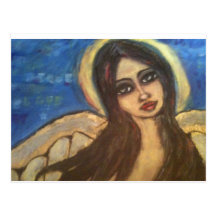 Mixed Media Angel Post Cards