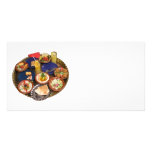 Mixed Mediterranean food Custom Photo Card