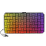 Mixed metal rainbow colours speakers