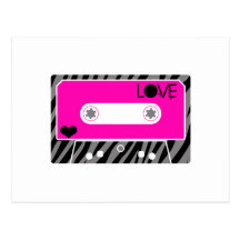 Mixed Tape Love Post Cards