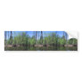 Mixed trees at edge of pond in Muscatatuck Nationa Bumper Sticker