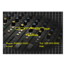 Mixing Desk Business Card