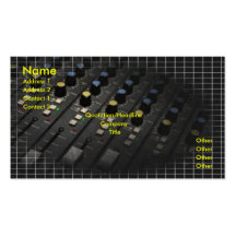 Mixing Desk Business Card