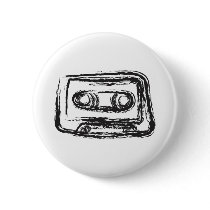 Mixtape Pinback Buttons