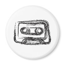 Mixtape Refrigerator Magnet