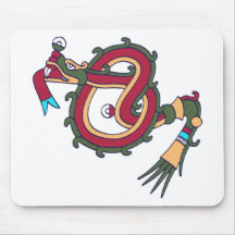 Mixtec Serpent Mousepad