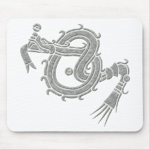 Mixtec Serpent Mousepad