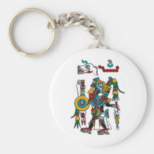 Mixtec Warrior Keychains