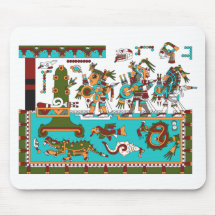 Mixtec Warriors Mouse Pad