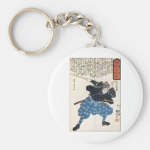 Miyamoto Musashi Two Swords Key Chain