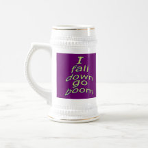 MJ12club*-I fall down go boom-Grown-Up Pix Coffee Mug