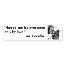 MKGandhi Bumper Stickers