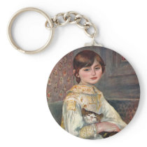 Mlle. Julie Manet with Cat Keychains