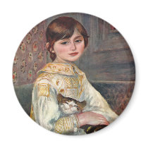 Mlle. Julie Manet with Cat Magnets