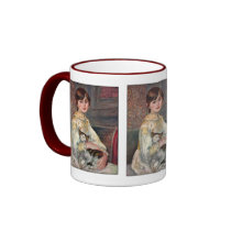 Mlle. Julie Manet with Cat Mug