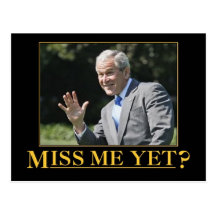 Mlle Me Yet ? George W. Bush Carte Postale