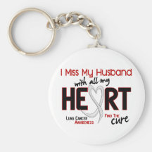 Mlle My Husband du cancer de poumon I Porte-clef