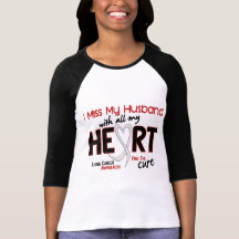 Mlle My Husband du cancer de poumon I T-shirts